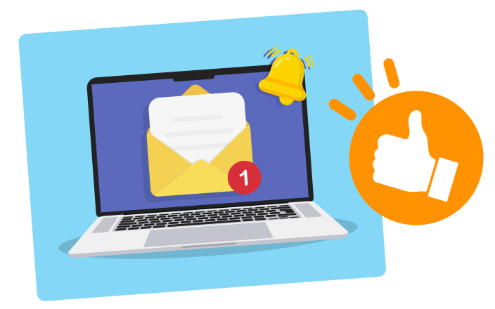 Ricevi la conferma dell’assegnazione via email